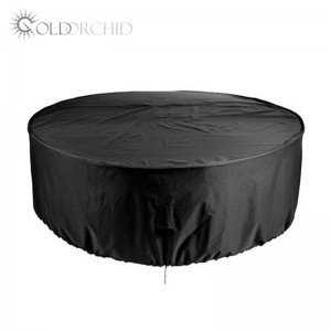 Waterproof round table and chair cover