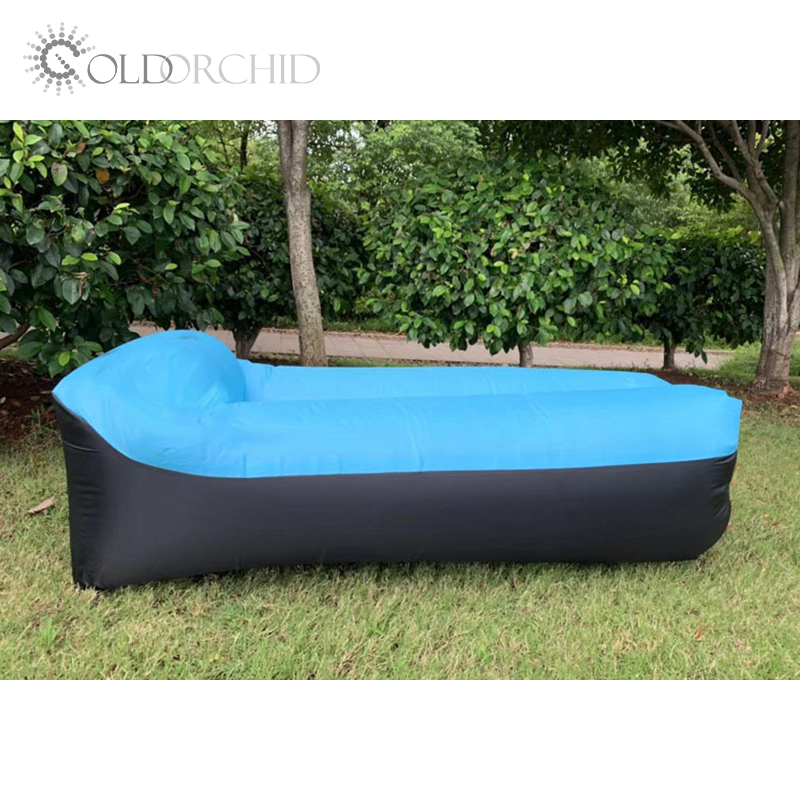Portable oxford square outdoor air sofa inflatable beach Featured Image