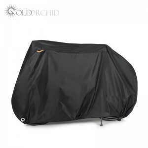 210T polyester silver coated waterproof bicycle cover