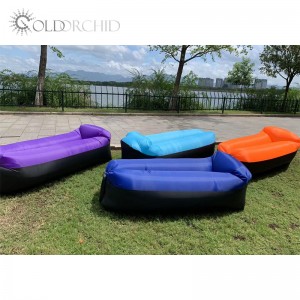 Portable oxford square outdoor air sofa inflatable beach