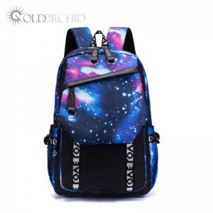 High capacity waterproof multifunctional USB charging backpack